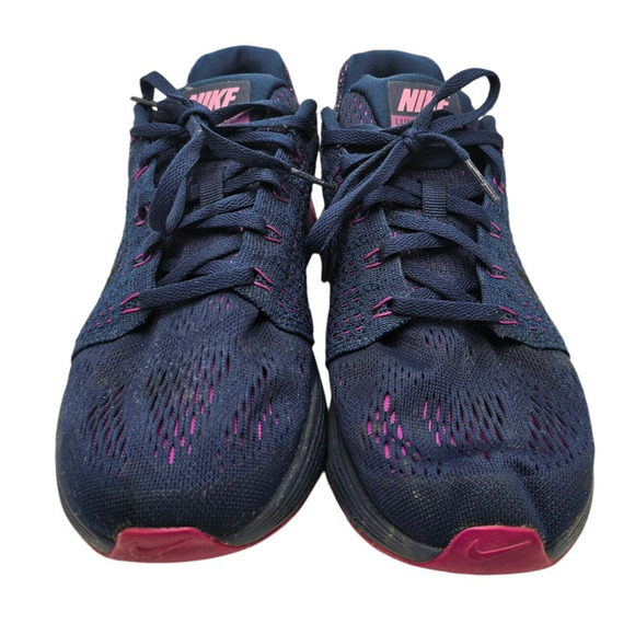 Nike Sneakers Womens 9 Lunarglide 7 Blue Running Shoes Sneakers 747356-405 - Picture 2 of 11